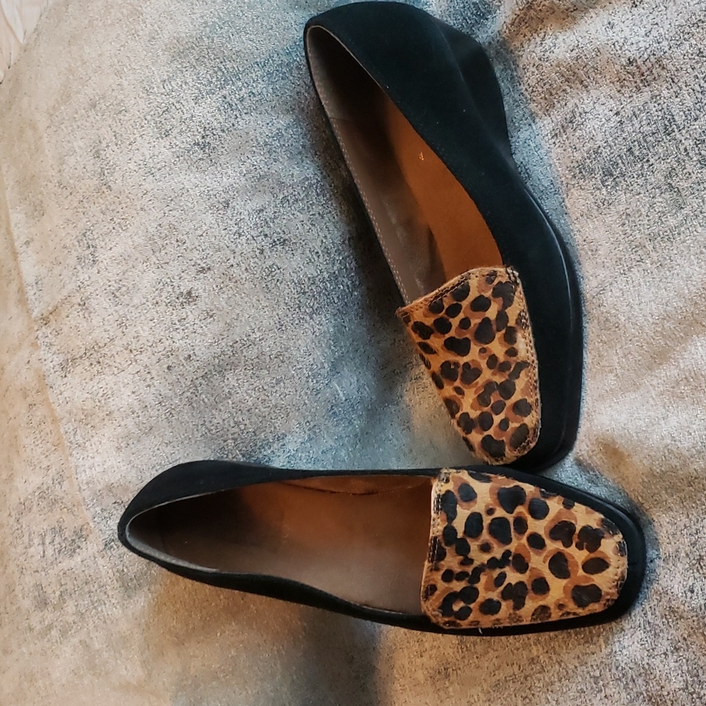 Aerosoles animal print loafer